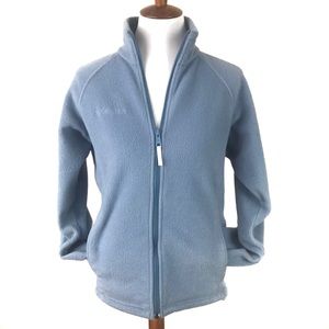 Columbia Sportswear Full Zip blue fleece jacket Sm